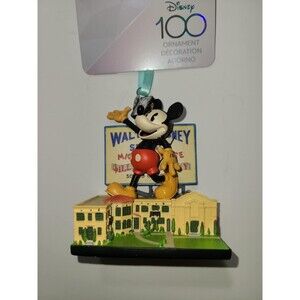 Disney Parks Mickey Hyperion Studios Disney 100 Eras Sketchbook Ornament NEW